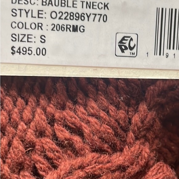 Rebecca Taylor Bauble Brown Cable Knit Sweater - Picture 7 of 7